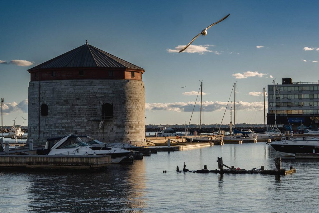 Martello tower in Kingston