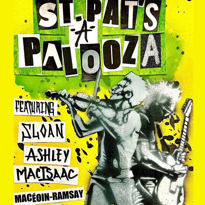 MacEoin-Ramsay With Sloan & Ashley MacIssac at St-Pata-A-Palooza