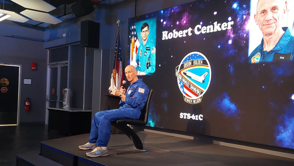 Astronaut Robert J. Cenker